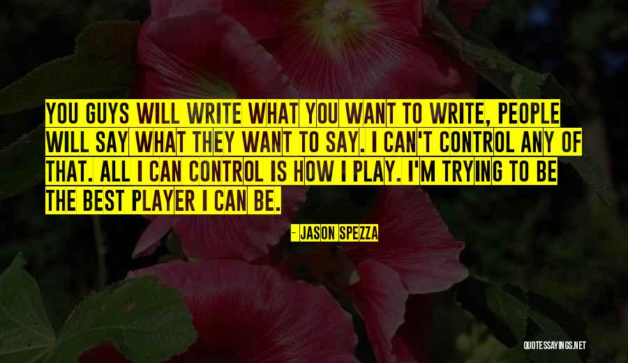 I Want To Write Quotes By Jason Spezza