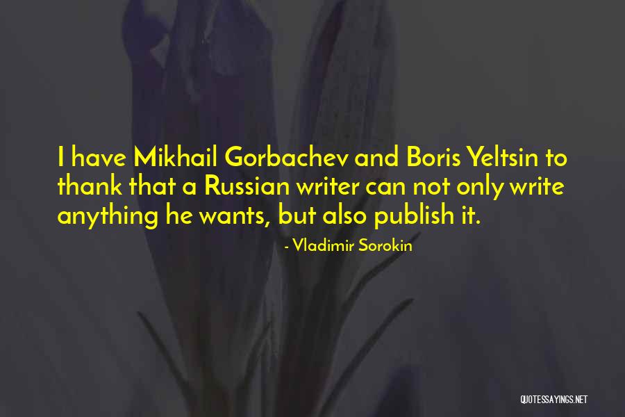 I Want To Write Quotes By Vladimir Sorokin