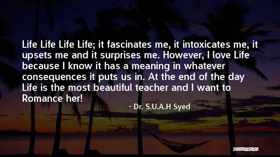 I Want U Quotes By Dr. S.U.A.H Syed