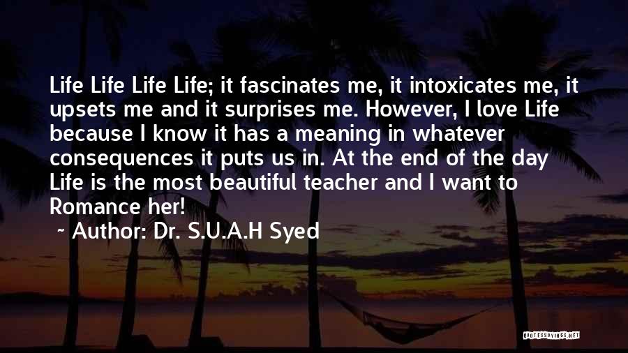 I Want U To Know Quotes By Dr. S.U.A.H Syed