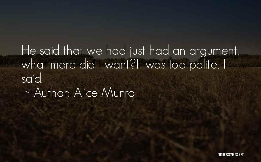 I Want What We Had Quotes By Alice Munro