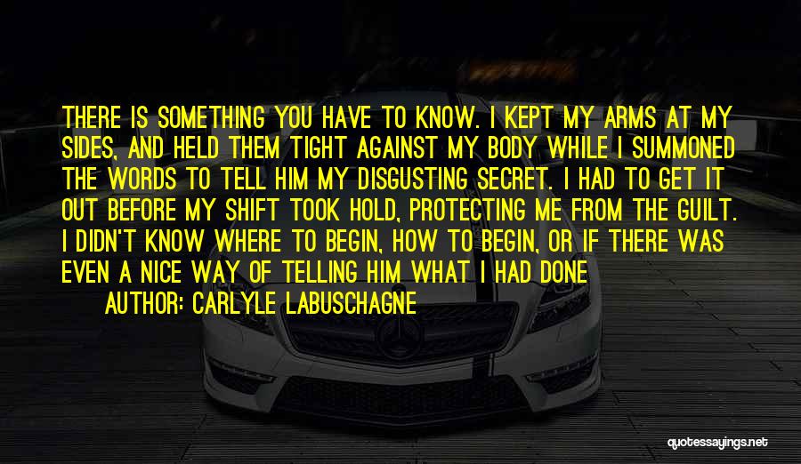 I Want You To Hold Me In Your Arms Quotes By Carlyle Labuschagne