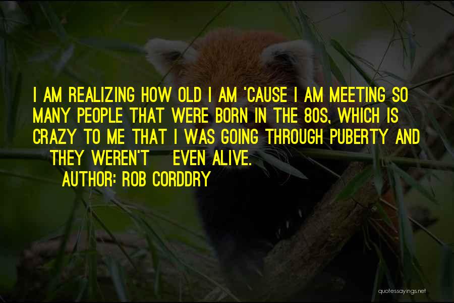 I Was Born Crazy Quotes By Rob Corddry