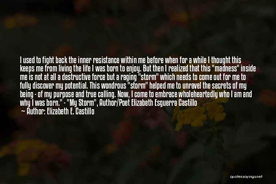 I Was Born To Fight Quotes By Elizabeth E. Castillo