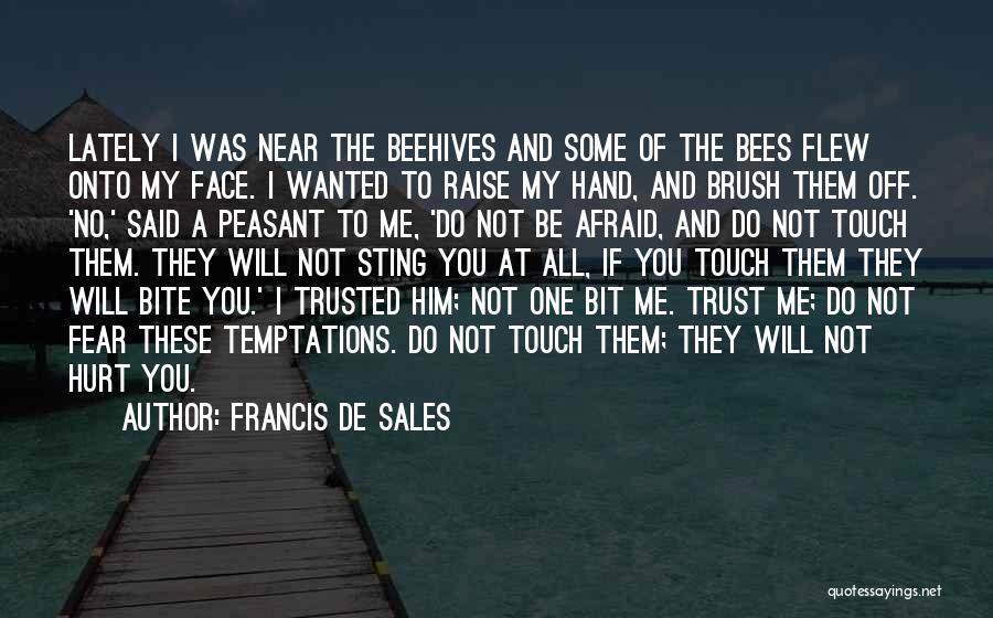 I Was Hurt Quotes By Francis De Sales