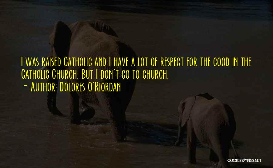 I Was Raised To Respect Quotes By Dolores O'Riordan