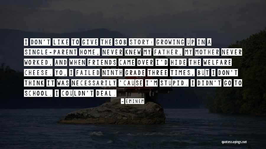 I Was Stupid To Think Quotes By Eminem I Was Stupid To Think Quotes By Eminem