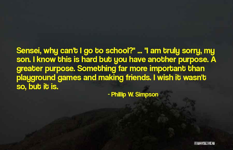 I Wasn't Important To You Quotes By Phillip W. Simpson I Wasn't Important To You Quotes By Phillip W. Simpson