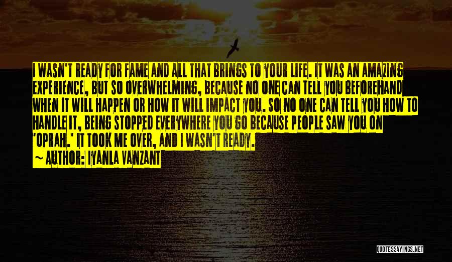 I Wasn't Ready Quotes By Iyanla Vanzant