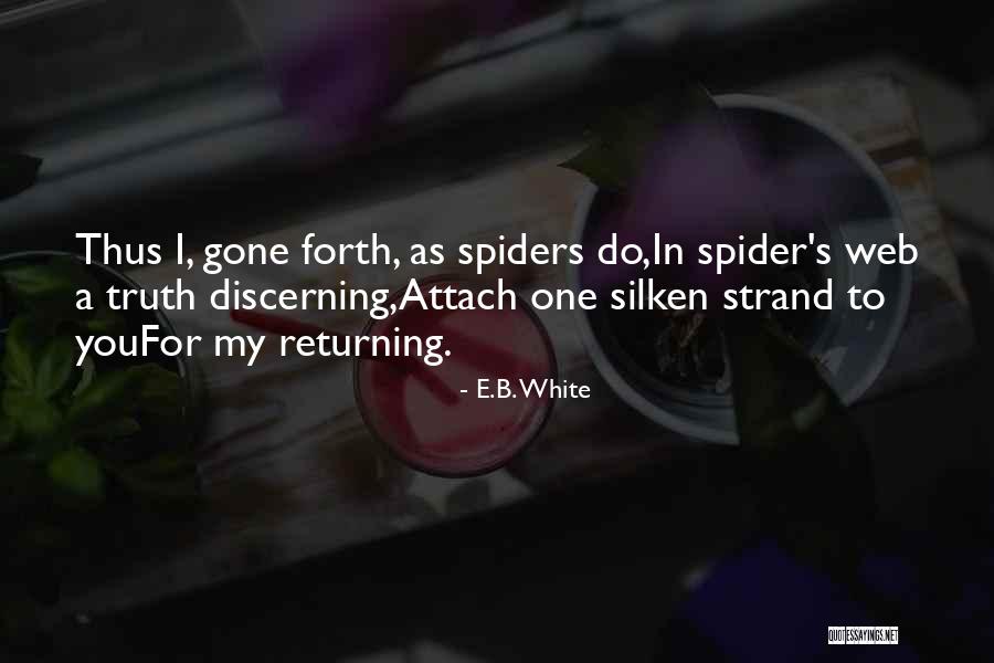 I Web Quotes By E.B. White I Web Quotes By E.B. White