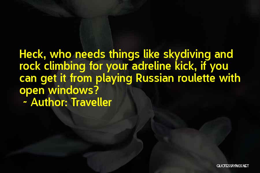 I Went Skydiving Quotes By Traveller