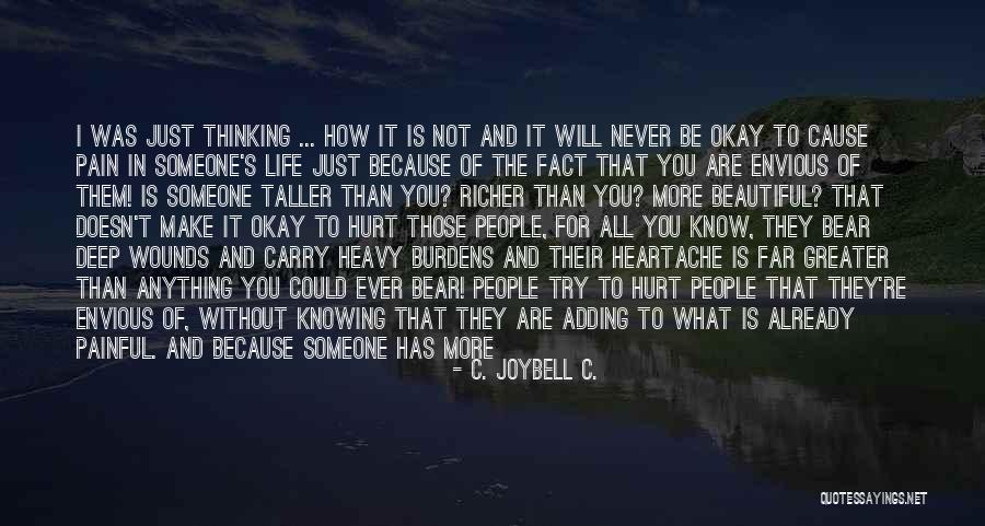 I Will Always Be Thinking Of You Quotes By C. JoyBell C.