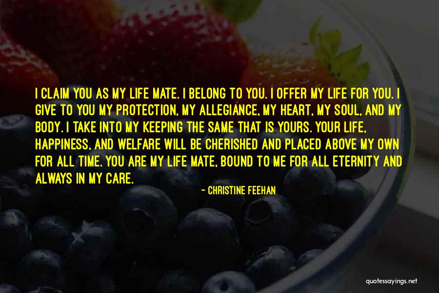 I Will Care For You Always Quotes By Christine Feehan I Will Care For You Always Quotes By Christine Feehan