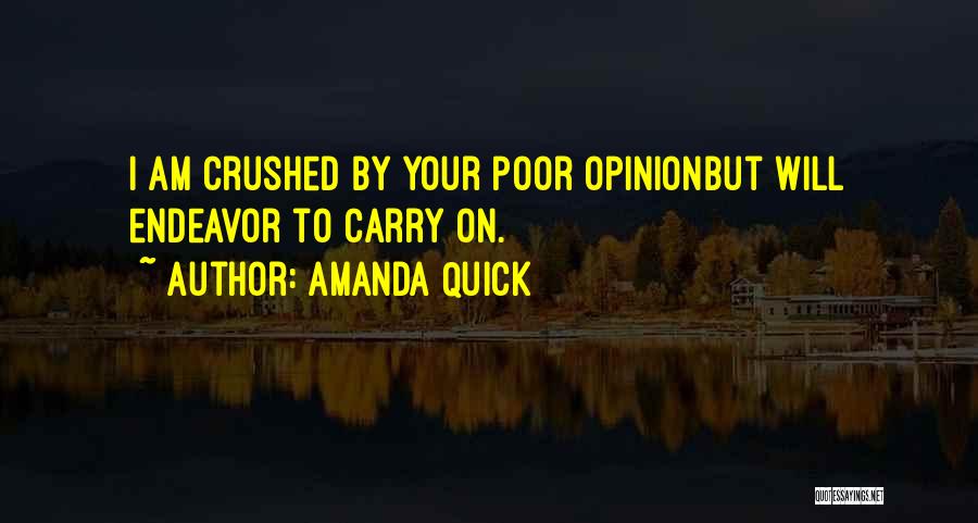 I Will Carry On Quotes By Amanda Quick