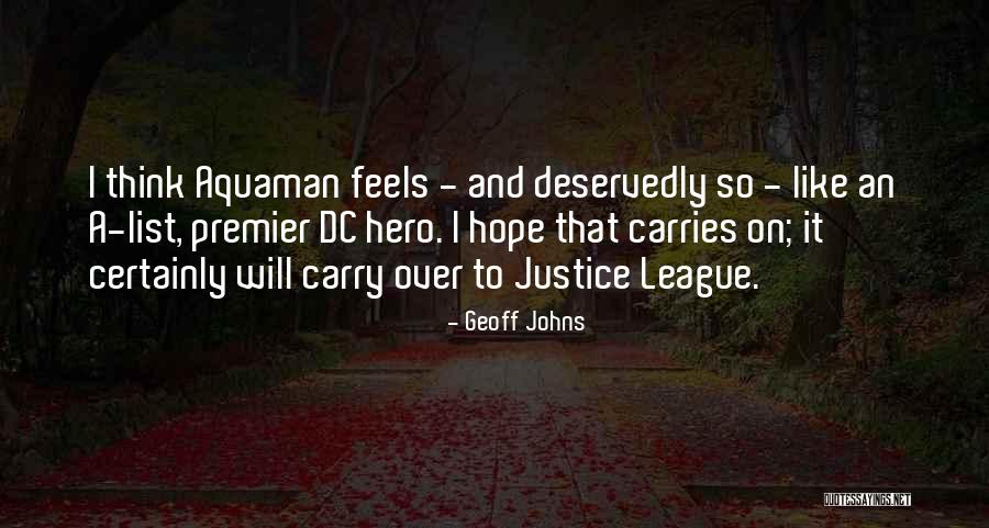 I Will Carry On Quotes By Geoff Johns