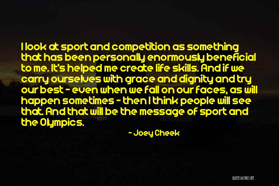 I Will Carry On Quotes By Joey Cheek I Will Carry On Quotes By Joey Cheek