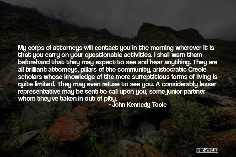 I Will Carry On Quotes By John Kennedy Toole