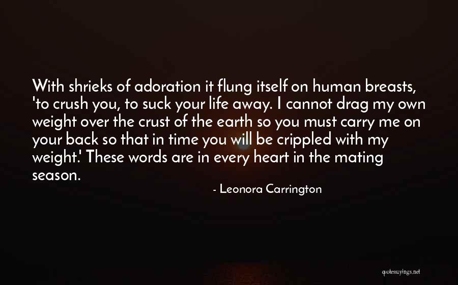 I Will Carry You Love Quotes By Leonora Carrington