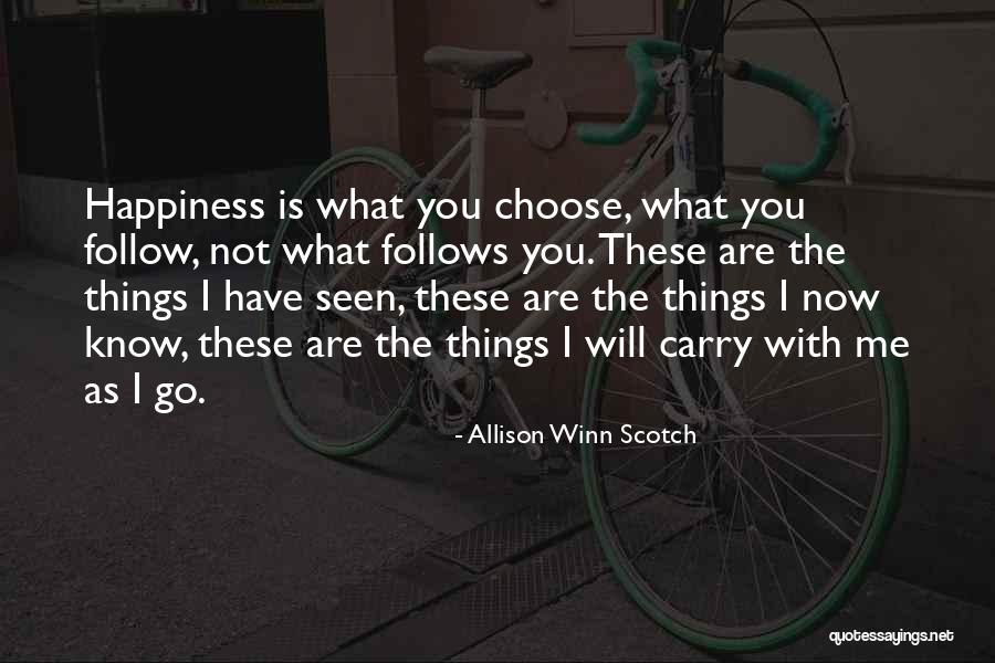 I Will Carry You Quotes By Allison Winn Scotch