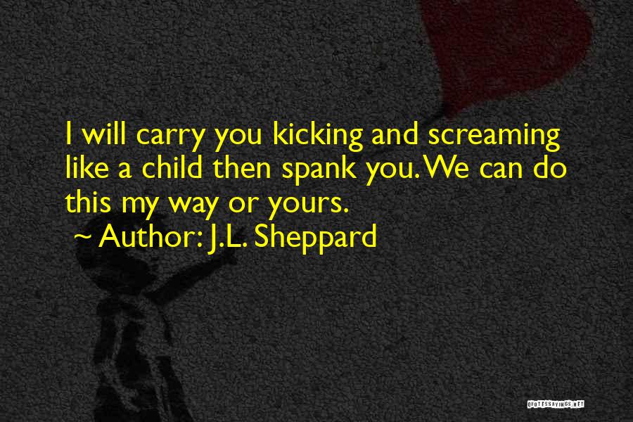 I Will Carry You Quotes By J.L. Sheppard