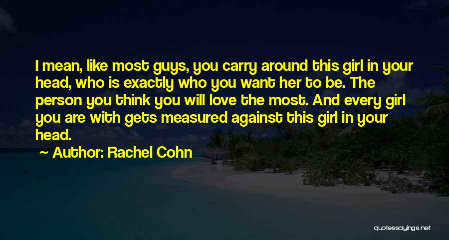 I Will Carry You Quotes By Rachel Cohn