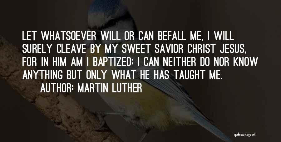 I Will Do Anything For Him Quotes By Martin Luther