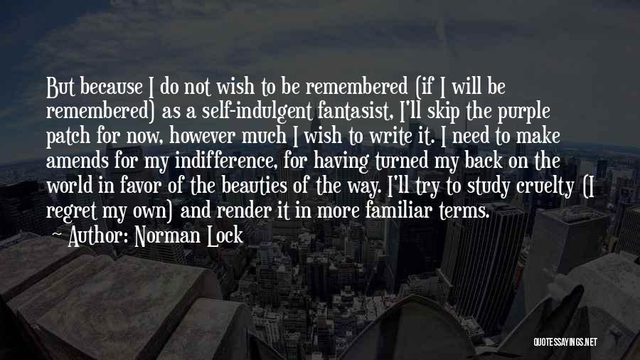 I Will Do It On My Own Quotes By Norman Lock