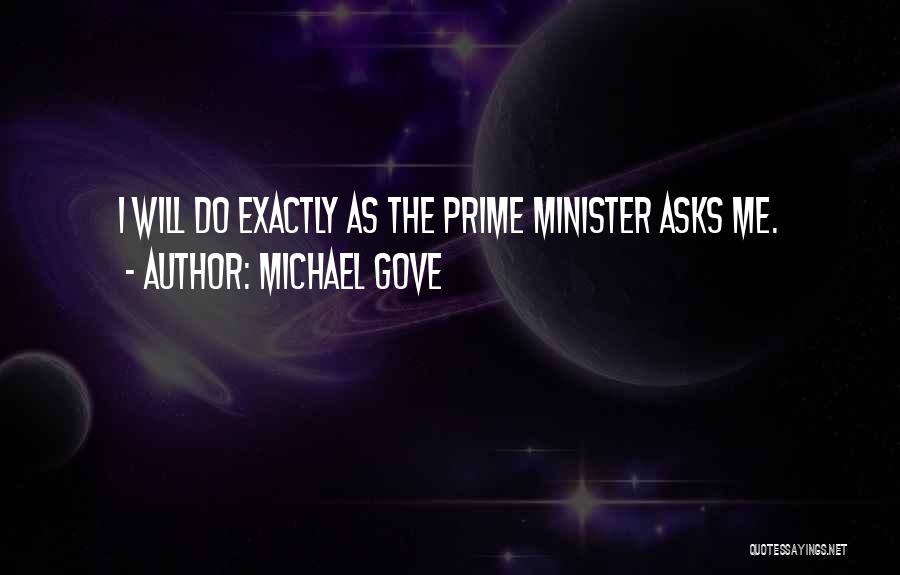 I Will Do Me Quotes By Michael Gove