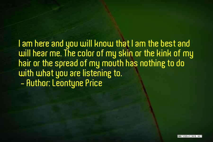 I Will Do My Best Quotes By Leontyne Price