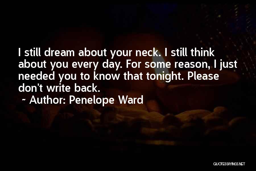 I Will Dream Of You Tonight Quotes By Penelope Ward