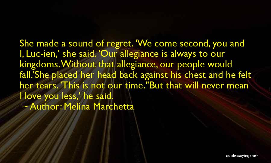 I Will Fall Back Quotes By Melina Marchetta
