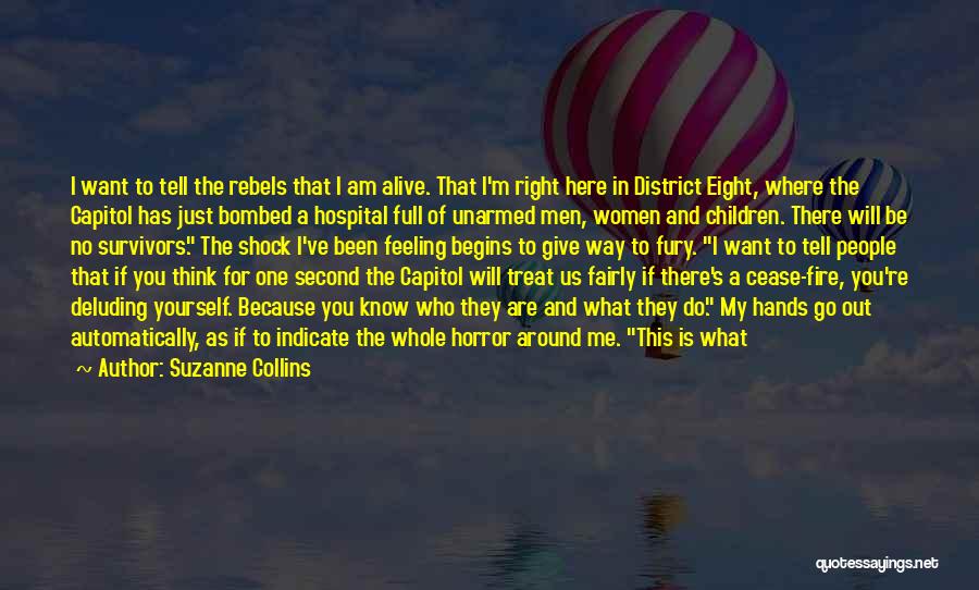 I Will Fight Back Quotes By Suzanne Collins