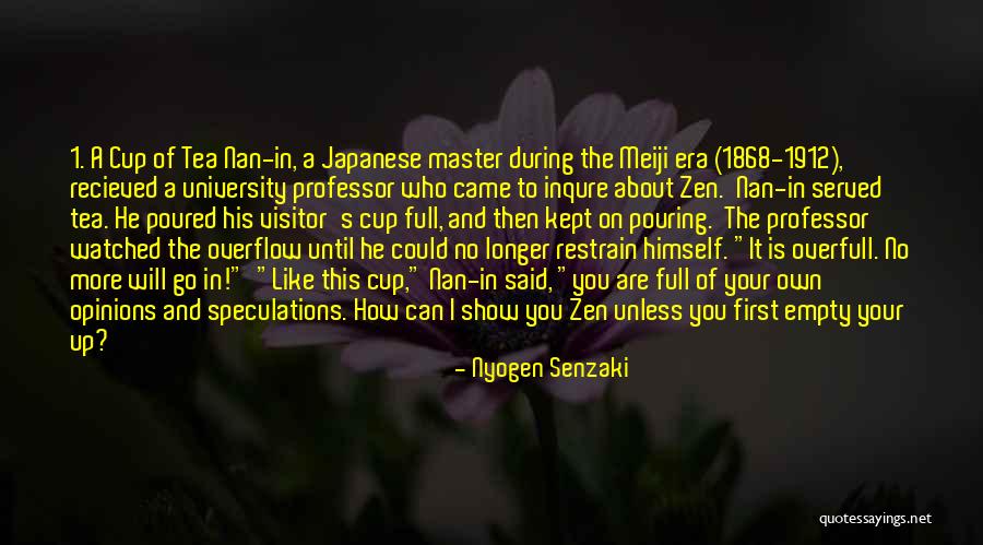 I Will Go On Quotes By Nyogen Senzaki