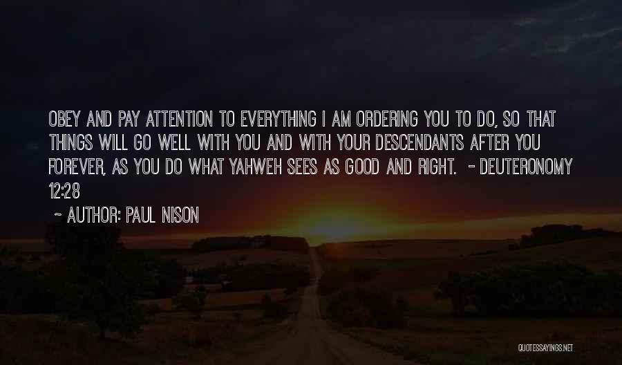 I Will Go With You Quotes By Paul Nison