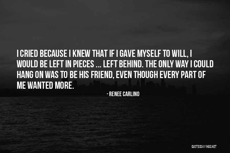 I Will Hang On Quotes By Renee Carlino I Will Hang On Quotes By Renee Carlino