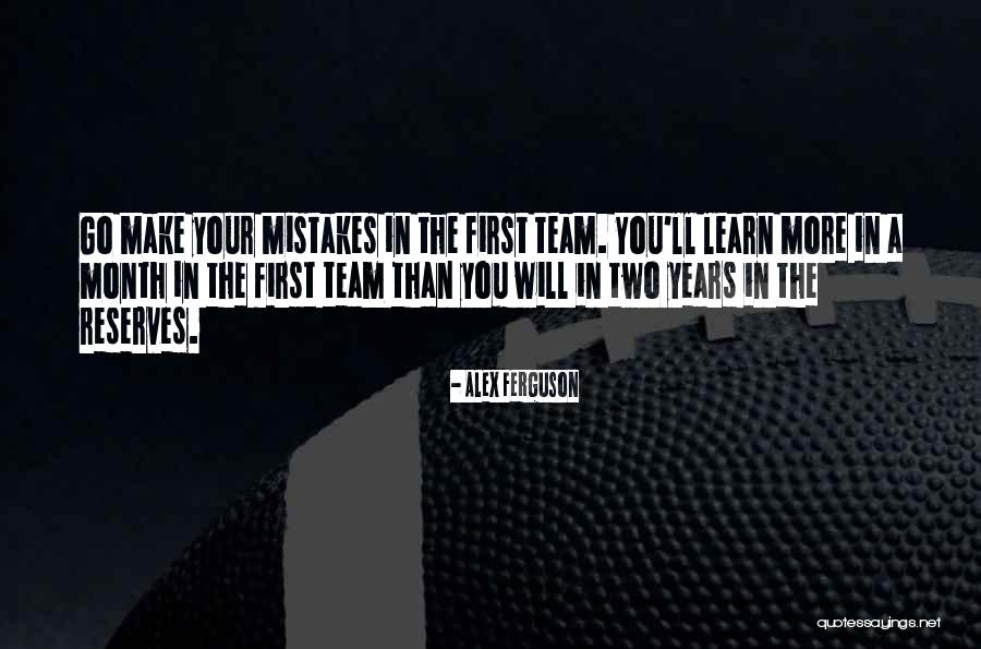 I Will Learn From My Mistakes Quotes By Alex Ferguson