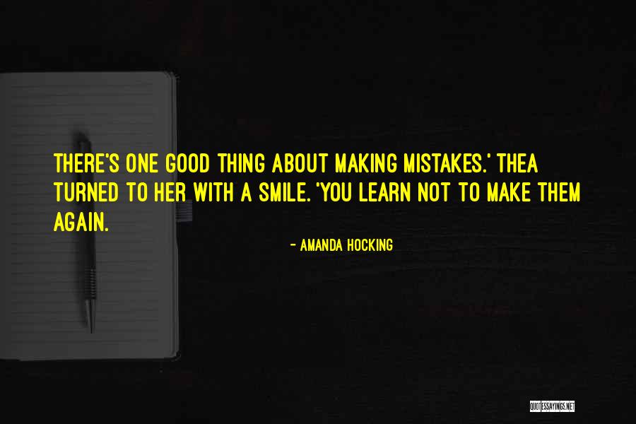 I Will Learn From My Mistakes Quotes By Amanda Hocking