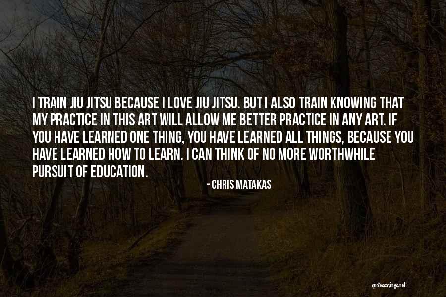 I Will Learn To Love You Quotes By Chris Matakas