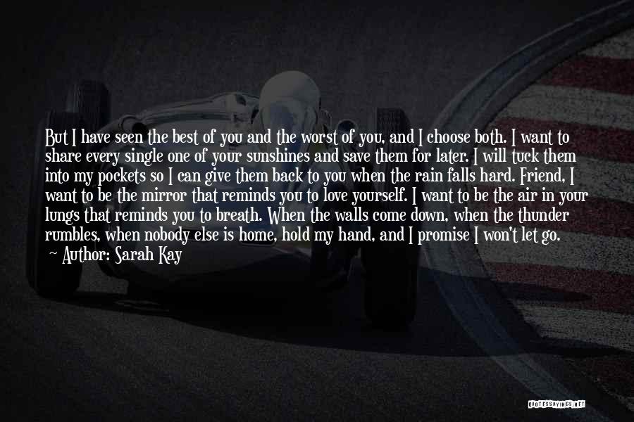 I Will Let You Go Quotes By Sarah Kay