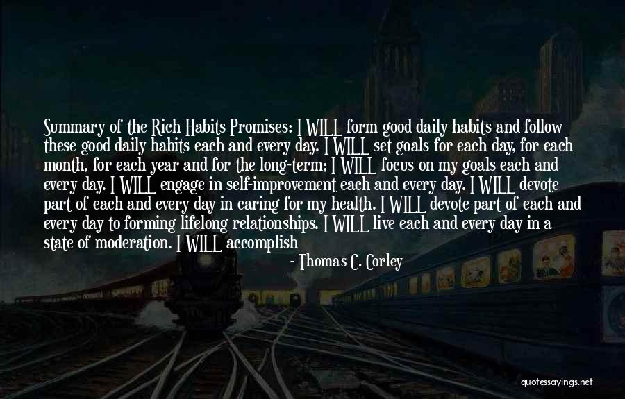 I Will Live For Quotes By Thomas C. Corley I Will Live For Quotes By Thomas C. Corley