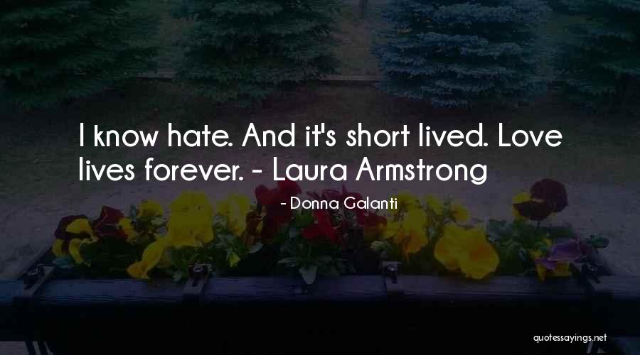 I Will Love You Forever Short Quotes By Donna Galanti