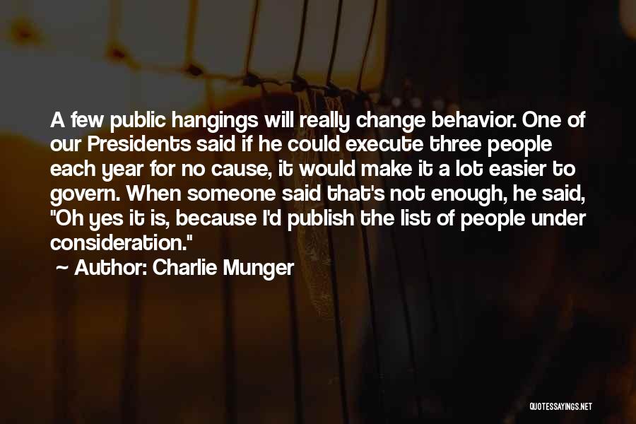 I Will Make A Change Quotes By Charlie Munger