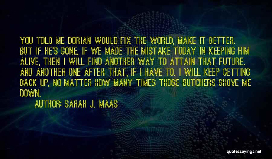 I Will Make It Better Quotes By Sarah J. Maas