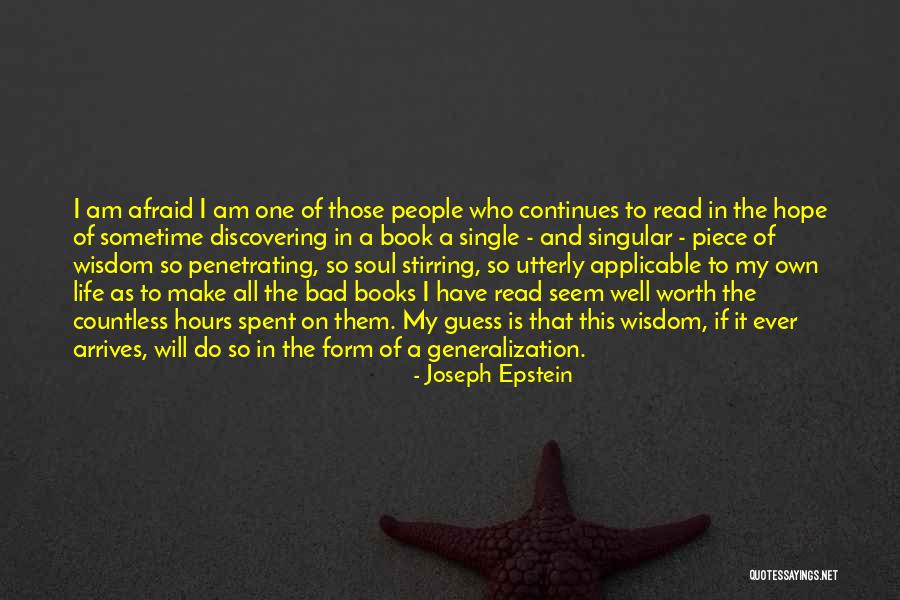I Will Make It On My Own Quotes By Joseph Epstein I Will Make It On My Own Quotes By Joseph Epstein