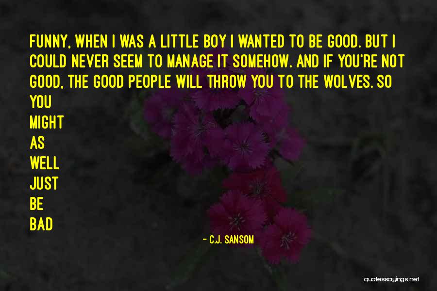 I Will Manage Quotes By C.J. Sansom I Will Manage Quotes By C.J. Sansom