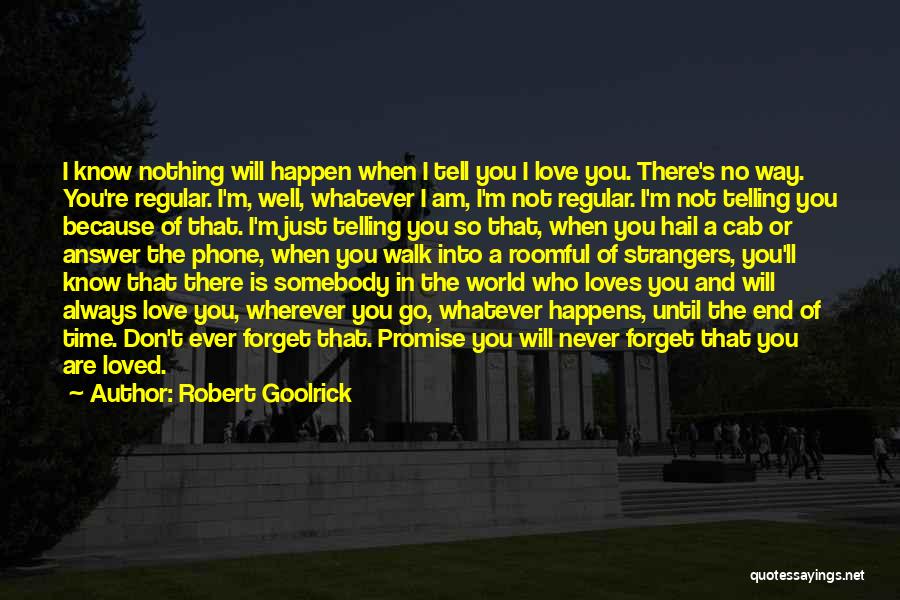 I Will Never Ever Forget You Quotes By Robert Goolrick