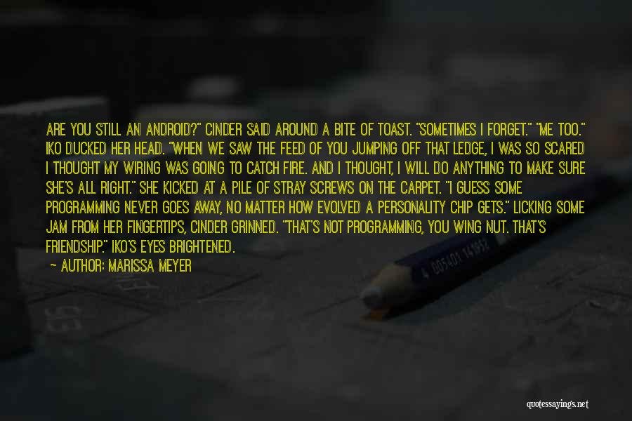 I Will Never Forget Her Quotes By Marissa Meyer