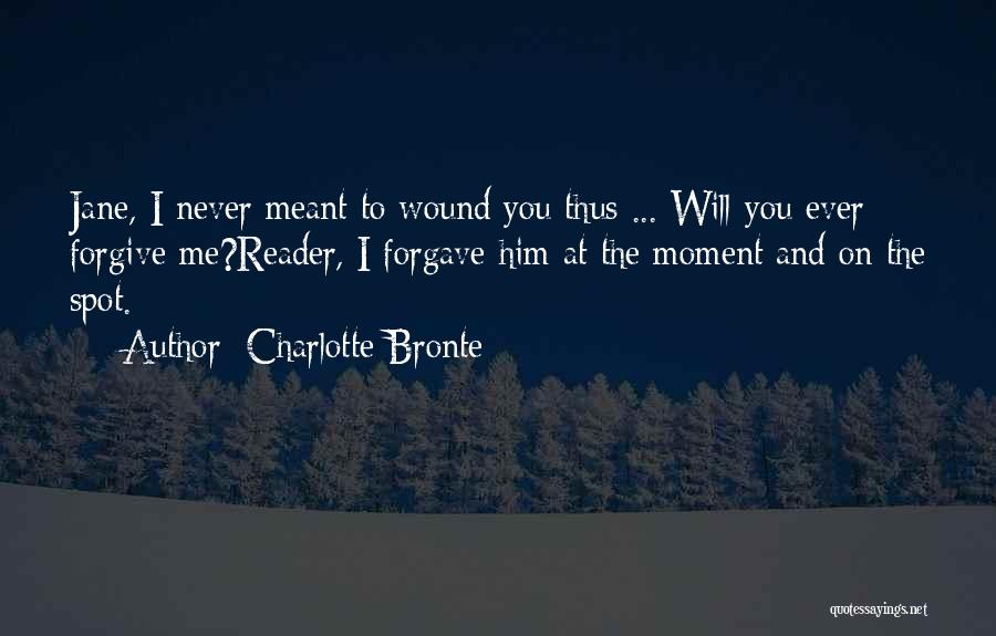 I Will Never Forgive You Quotes By Charlotte Bronte