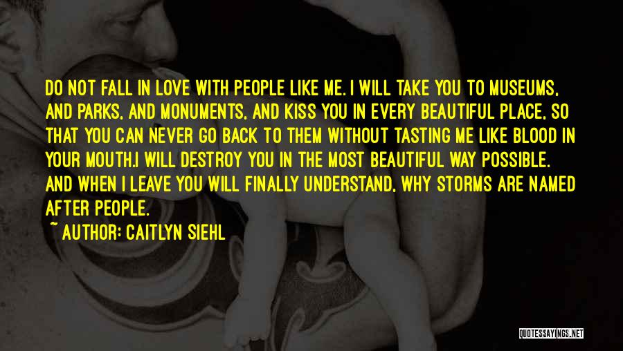 I Will Never Leave You Quotes By Caitlyn Siehl