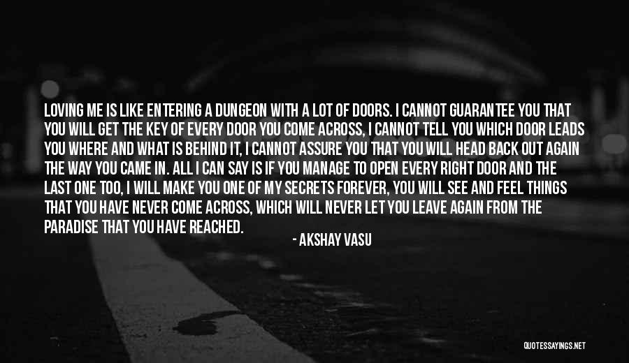 I Will Never See You Again Quotes By Akshay Vasu